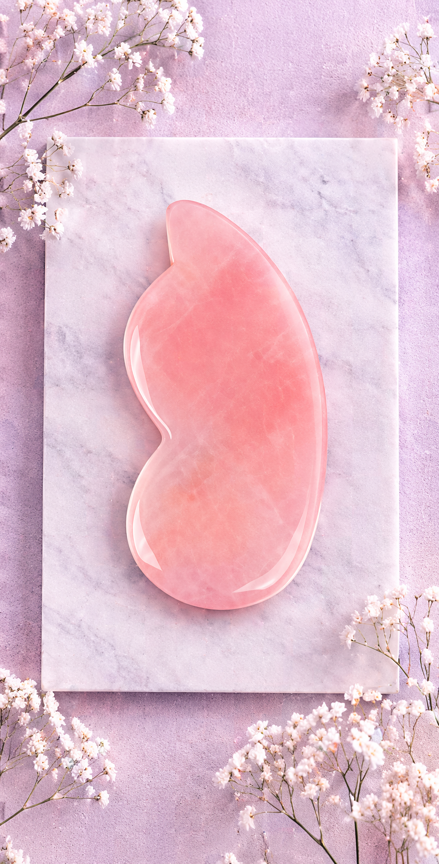 Whole Massage Gua Sha Tools Natural Rose Quartz Massage Stone
